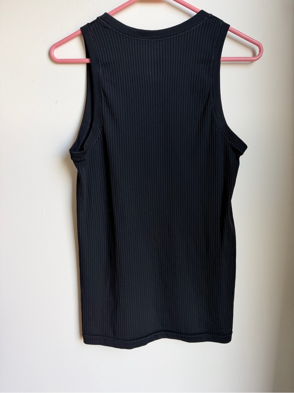 Athleta Black Ribbed Tank Top - Picture 2 of 3